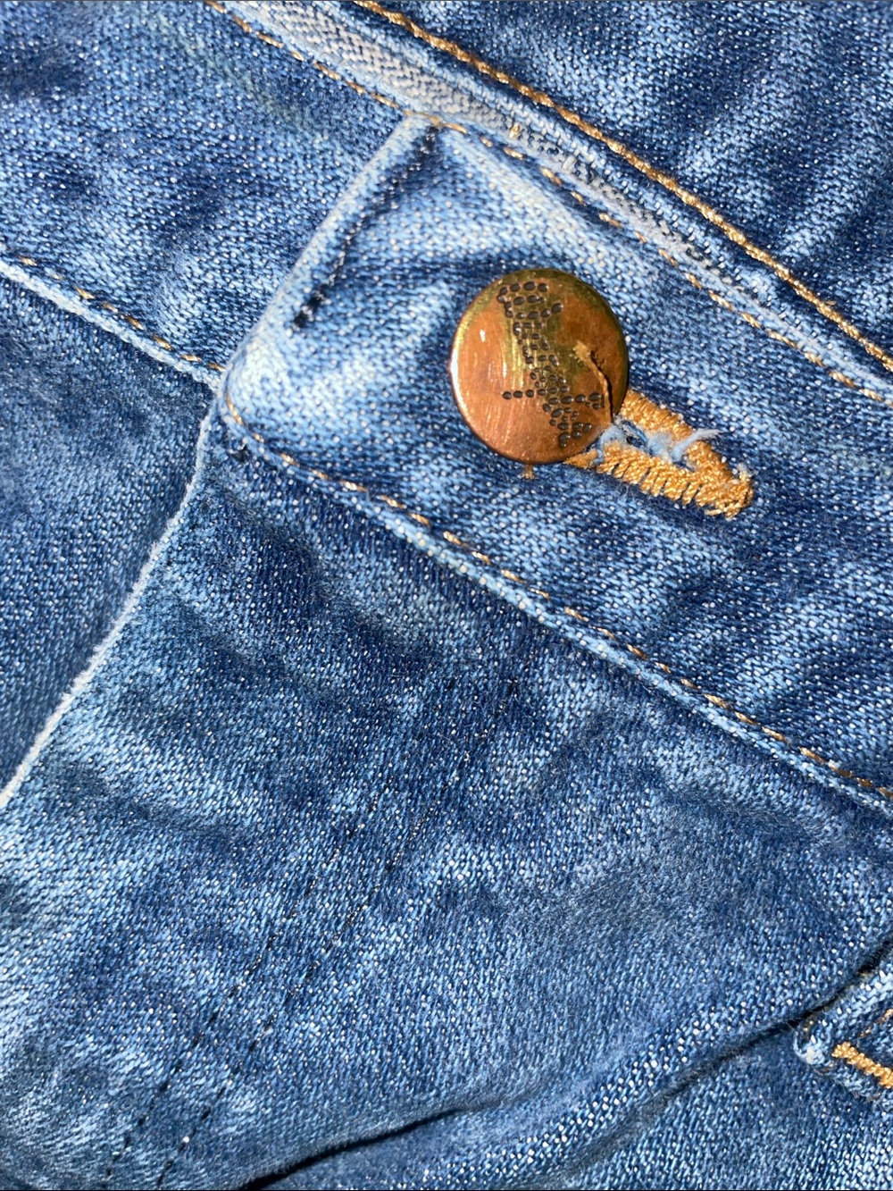 Wrangler 13MWZ Cowboy Cut Jeans 35x34 Vintage Western Ranch Denim - Picture 4 of 9